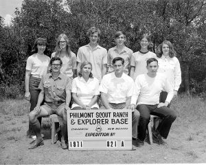 Crew 821-A was one of the first coed Philmont Crews in 1971.