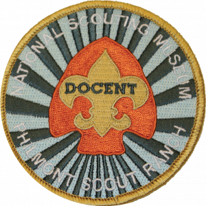 Museum Docent Patch - circular